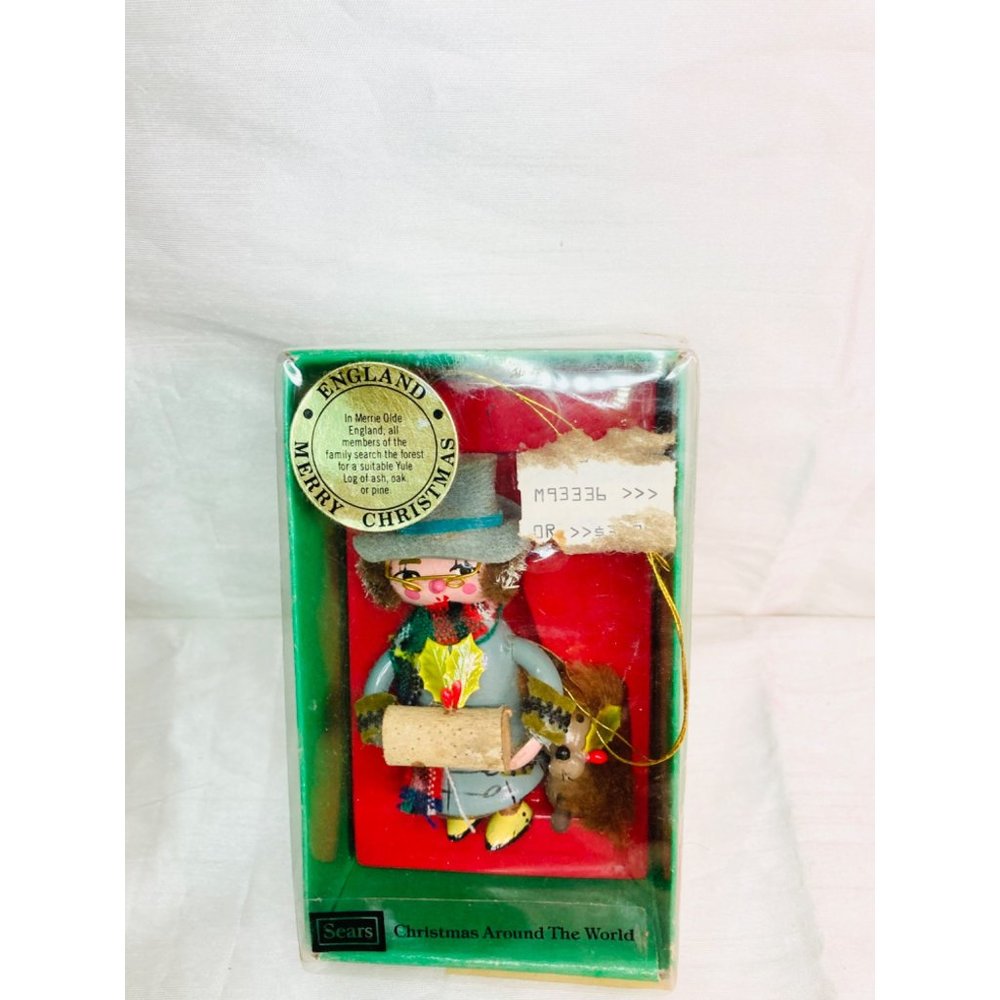 Vintage Christmas Around The World ( , Wooden Sears, Kurt 1980s Ornament